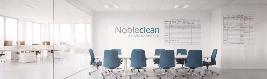 Nobleclean die Gebäudereiniger Reinigungsfirma in Wien - Firmenbüro Besprechungszimmer_converted