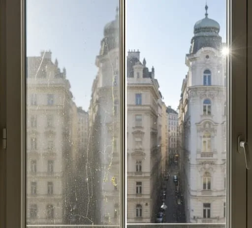 Fensterreinigung Vorher Nachher