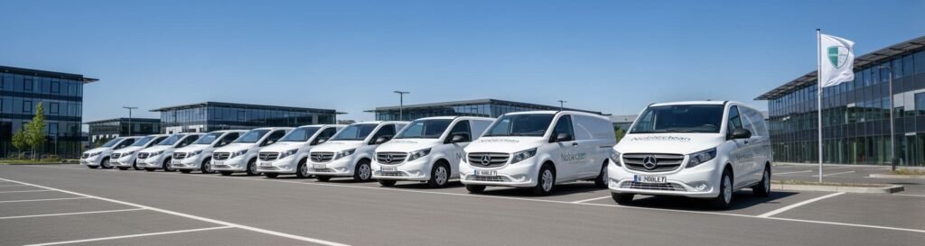 Reinigungsfirma Wien | Nobleclean Meisterbetrieb für Gebäudereinigung 10 Nobleclean Fahrzeugflotte